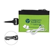 ZipTune ID Mobile Tech Earbud Kit in Travel Wallet | https://www.bestnamebadges.com