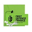 Mobile Tech Earbud Kit with Microfiber Cloth in Cinch Pouch | https://www.bestnamebadges.com