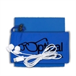 Mobile Tech Earbud Kit with Microfiber Cloth in Cinch Pouch | https://www.bestnamebadges.com