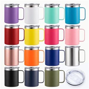 Stackable Mug Vacuum 12oz Coffee Travel Cup with Handle