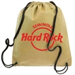 Durable Economical Non-Woven Drawstring Backpack | https://www.bestnamebadges.com