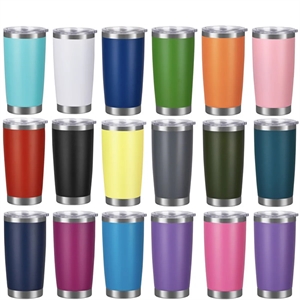 20oz Insulated Coffee Tumbler Cup with Lid