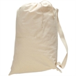Small Cotton Canvas Drawstring Heavy Duty Bag | https://www.bestnamebadges.com
