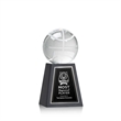 Basketball Award on Tall Marble Base | https://www.bestnamebadges.com