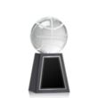 Basketball Award on Tall Marble Base | https://www.bestnamebadges.com
