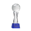 Basketball Award on Grafton Base - Blue | https://www.bestnamebadges.com