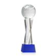 Basketball Award on Grafton Base - Blue | https://www.bestnamebadges.com