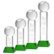 Baseball Award on Stowe Base - Green | https://www.bestnamebadges.com
