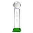 Baseball Award on Stowe Base - Green | https://www.bestnamebadges.com