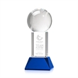 Baseball Award on Stowe Base - Blue | https://www.bestnamebadges.com