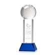 Baseball Award on Stowe Base - Blue | https://www.bestnamebadges.com
