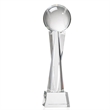 Baseball Award on Grafton Base - Clear | https://www.bestnamebadges.com