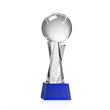 Baseball Award on Grafton Base - Blue | https://www.bestnamebadges.com