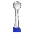 Baseball Award on Grafton Base - Blue | https://www.bestnamebadges.com