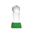 Baseball Award on Belcroft Base - Green | https://www.bestnamebadges.com