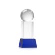 Baseball Award on Belcroft Base - Blue | https://www.bestnamebadges.com