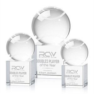 Tennis Ball Award on Granby Base | https://www.bestnamebadges.com