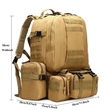 60L Large Capacity Detachable Tactical Backpack | https://www.bestnamebadges.com