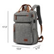 Waterproof Laptop Backpack with USB Charging Port | https://www.bestnamebadges.com