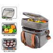 Double Deck Insulated Large Lunch Bag Cooler Box | https://www.bestnamebadges.com