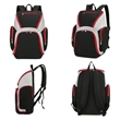 Large Capacity Sports Backpack with Separate Ball Holder | https://www.bestnamebadges.com