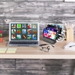 4 Port Multi USB Fast Charger Station | https://www.bestnamebadges.com