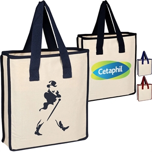100% Cotton Canvas Shopping Bag | https://www.bestnamebadges.com