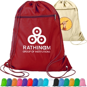 Polyester Drawstring Bag USA Decorated (15