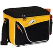 600D Insulated 6 Pack Cooler Bag w/ Front Pocket 9"x 7"x 6" | https://www.bestnamebadges.com