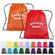Classic Polyester Drawstring Backpacks | https://www.bestnamebadges.com