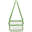 Clear Purse PVC Transparent Crossbody Shoulder Stadium Bag | https://www.bestnamebadges.com