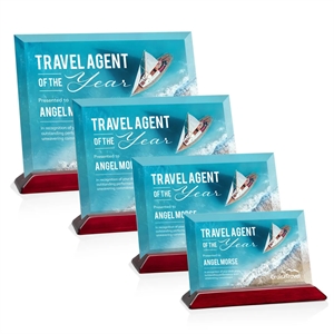 Embassy VividPrint™ Award - Starfire/Rosewood (Horiz) | https://www.bestnamebadges.com