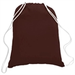 100% Cotton Canvas Budget-Friendly Drawstring Backpack | https://www.bestnamebadges.com
