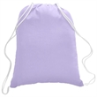 100% Cotton Canvas Budget-Friendly Drawstring Backpack | https://www.bestnamebadges.com