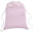 100% Cotton Canvas Budget-Friendly Drawstring Backpack | https://www.bestnamebadges.com