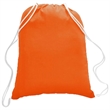 100% Cotton Canvas Budget-Friendly Drawstring Backpack | https://www.bestnamebadges.com