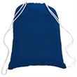 100% Cotton Canvas Eco-Friendly Large Drawstring Backpack | https://www.bestnamebadges.com