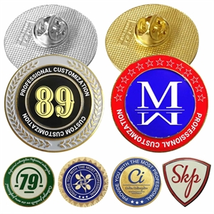 LAPEL PINS / Locking Clasp from Backs