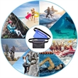 Waterproof Waist Dry Pouch With Belt | https://www.bestnamebadges.com