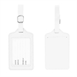 Premium Pu Leather Luggage Tag for Travel | https://www.bestnamebadges.com