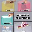 Transparent A4 File Envelopes  | https://www.bestnamebadges.com