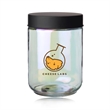Luminous 33 oz Iridescent Glass Storage Jar | https://www.bestnamebadges.com