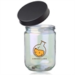 Luminous 33 oz Iridescent Glass Storage Jar | https://www.bestnamebadges.com