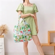 Folded Reusable Grocery Bags | https://www.bestnamebadges.com