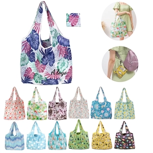 Folded Reusable Grocery Bags