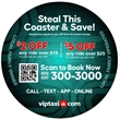 3.5" circle Lightweight pulpboard coaster  (approx. | https://www.bestnamebadges.com