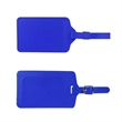 PU Leather Flip Open Luggage Tag | https://www.bestnamebadges.com