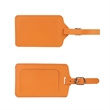 PU Leather Flip Open Luggage Tag | https://www.bestnamebadges.com