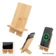 Bamboo Phone Stand | https://www.bestnamebadges.com