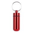 Aluminum Pill Container Keychain | https://www.bestnamebadges.com